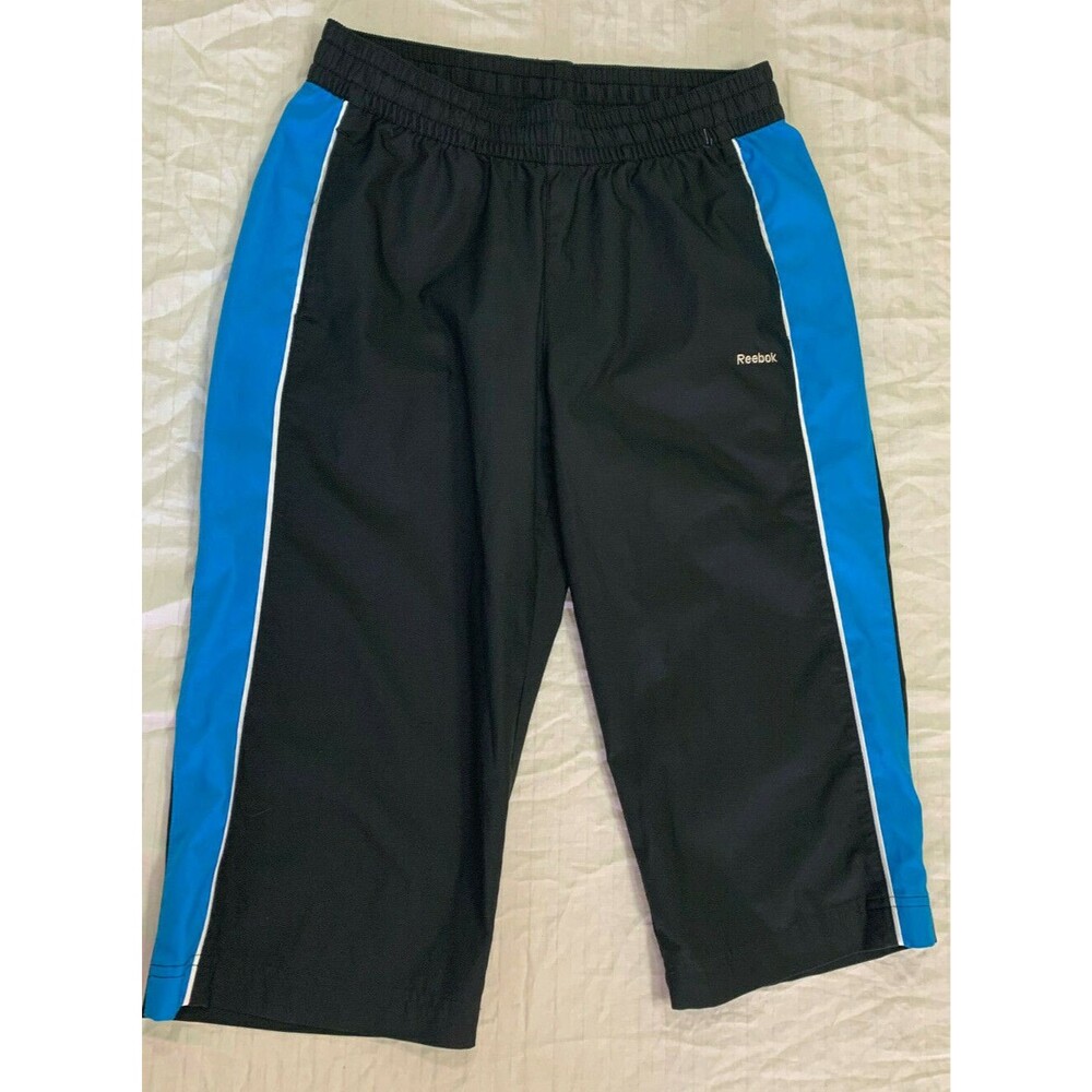 REEBOK WOMENS ATHLETIC UNLINED CAPIS PANTS SIZE M